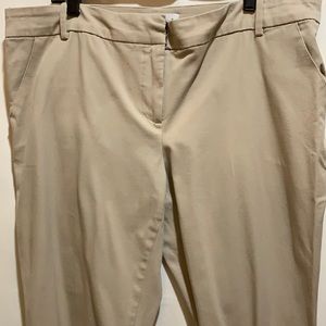 PURE ENERGY TAN PANT SZ 18W CAREER/CASUAL COT/SPX